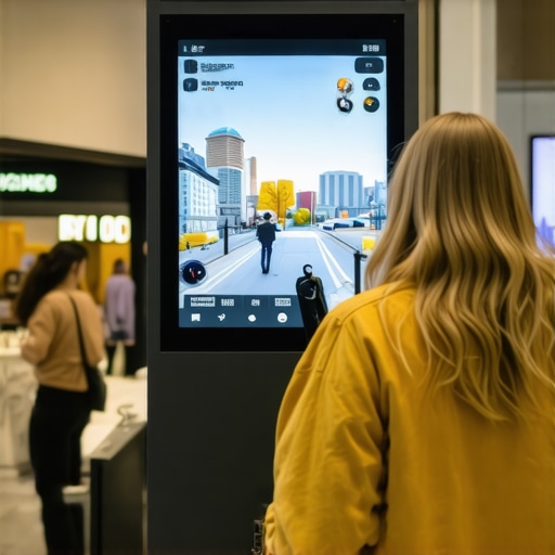 Augmented Reality in Indianapolis Business Customer using AR features in Indianapolis store with landmarks