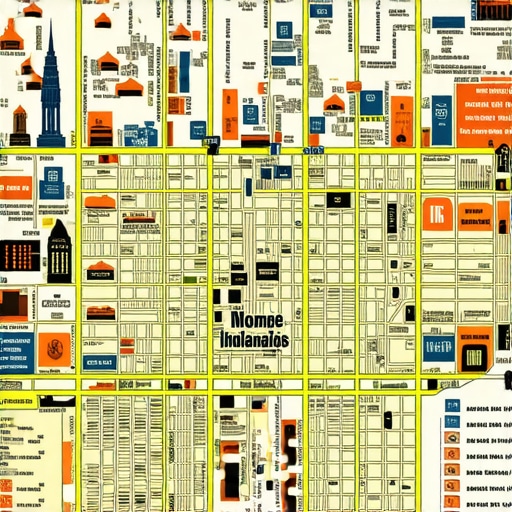 Indianapolis Local Map Optimization Map of Indianapolis showing local business locations and landmarks.