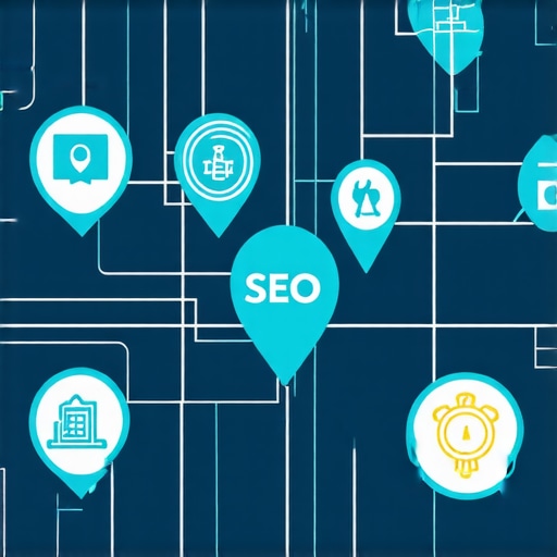 Indianapolis Local SEO Map Optimization Digital map showing Indianapolis with SEO icons and markers