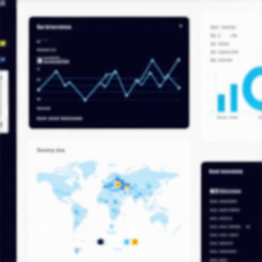 SEO Tools Dashboard for Maps Optimization A digital dashboard displaying local SEO analytics and maps optimization metrics.