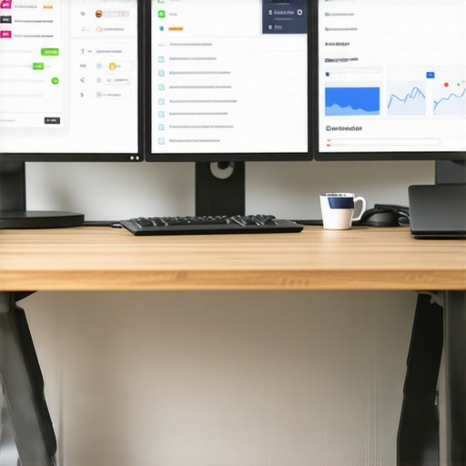 SEO Tools for Local Map Optimization Desk setup showing SEO software dashboards used for Indianapolis local SEO management.