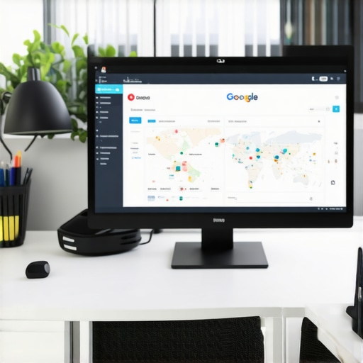 Screenshot of SEO analytics dashboards displaying local search ranking data.