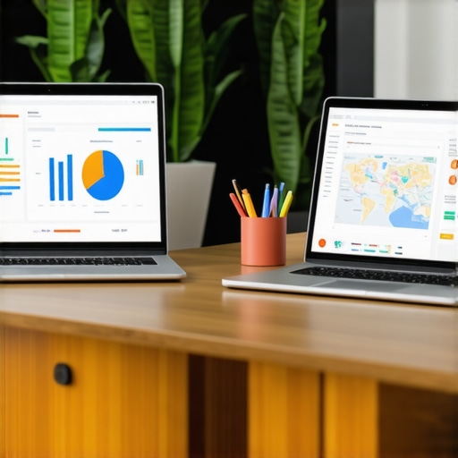 A workspace with SEO and citation management tools on a computer screen