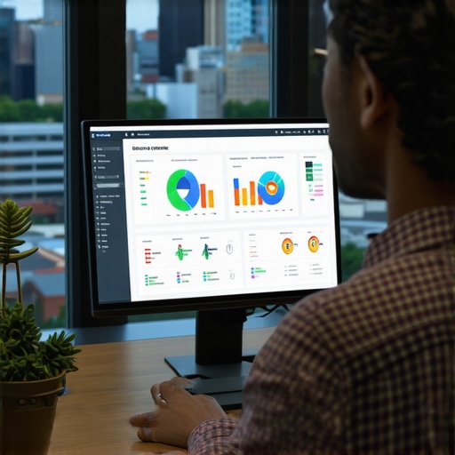 Digital marketer analyzing local search metrics and maps optimization data in Indianapolis