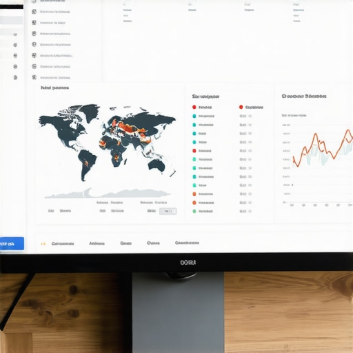 Screenshot of SEO analytics tools tracking local search performance.