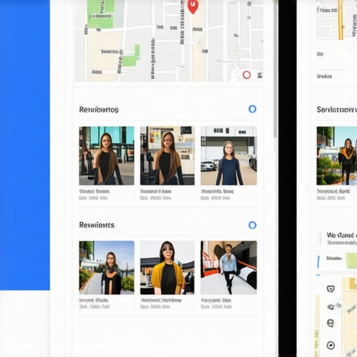 Google Maps interface displaying a detailed and visually appealing business profile in Indianapolis.